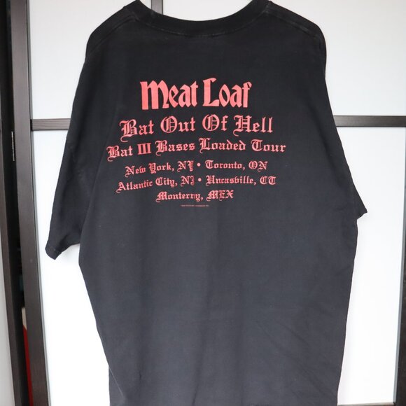 Meatloaf 2006 Bat Out Of Hell III "Bases Loaded" Tour Tee – XL. Band. Vintage. - Picture 3 of 12